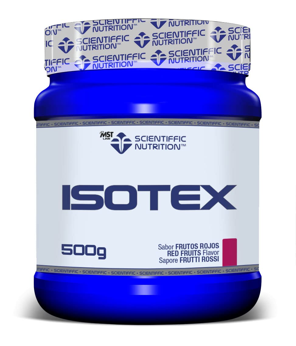 Scientiffic Nutrition Isotex Bebida Isotónica Instántanea en Polvo Sales Minerales Electrolitos Energía Sabor Limón 500 g