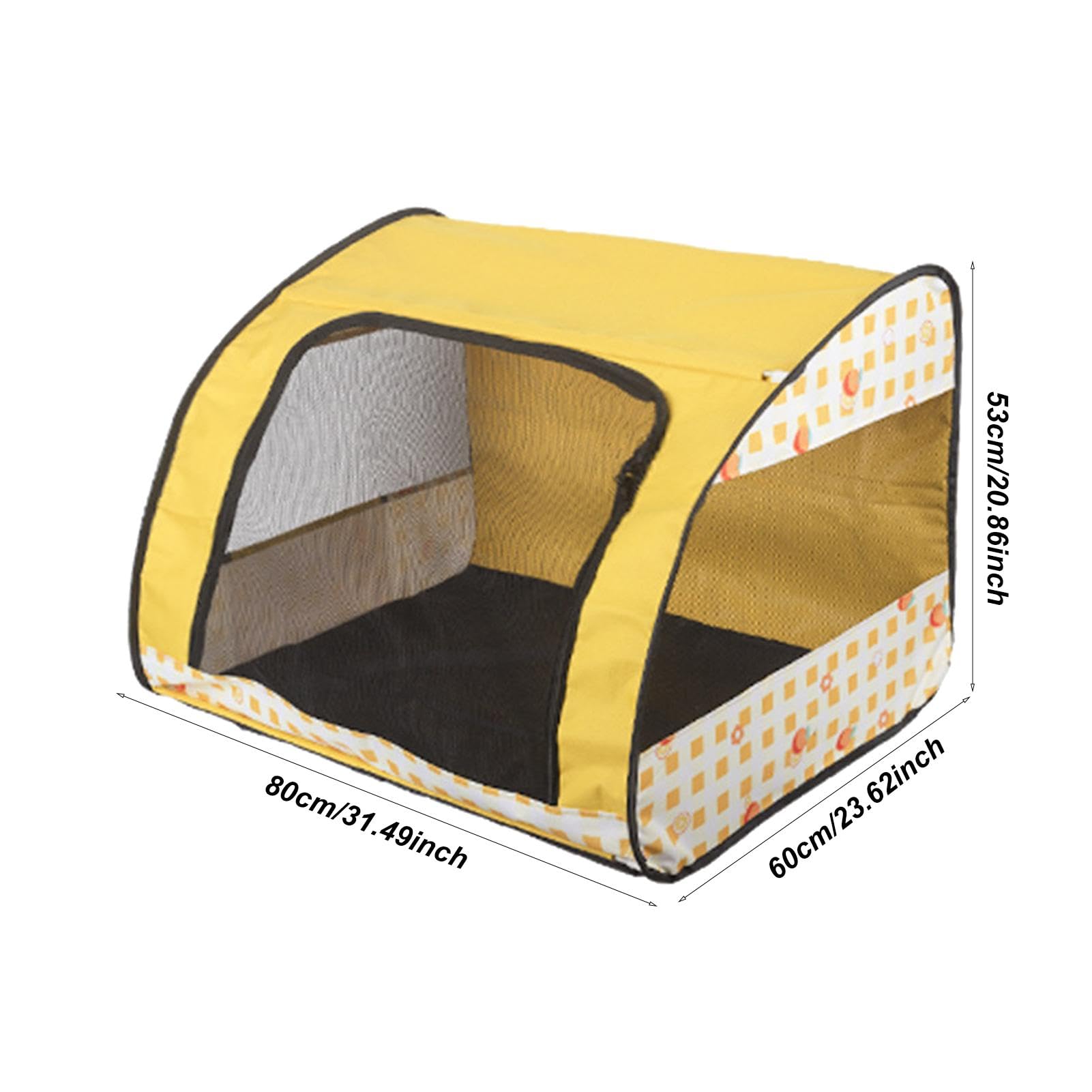 Tienda de campaña para perros – Corral plegable de tela Oxford antiarañazos para gatos | Caja de parto portátil multifuncional para gatos, casa anidada con malla transpirable para el hogar, criadero