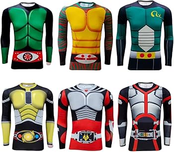 Amazon.co.jp: FITTD(もも) 仮面ライダー tシャツ 長袖 ボディー