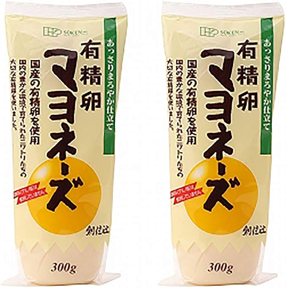 Amazon.co.jp: 創健社 有精卵マヨネーズ 300g×2個 JAN:4901735020249