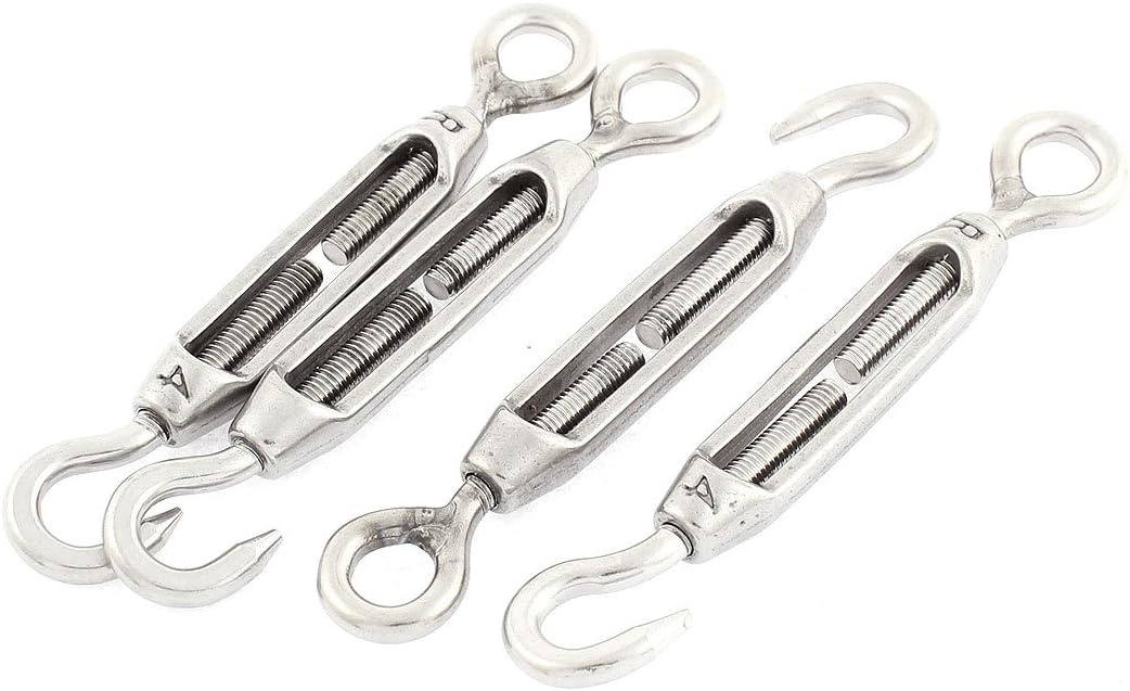 Tendicorda In Acciaio Inox 304 M10 - Confezione Da 2 Pezzi | Regolabile Per Cavi, Funi E Tende - Foto 8