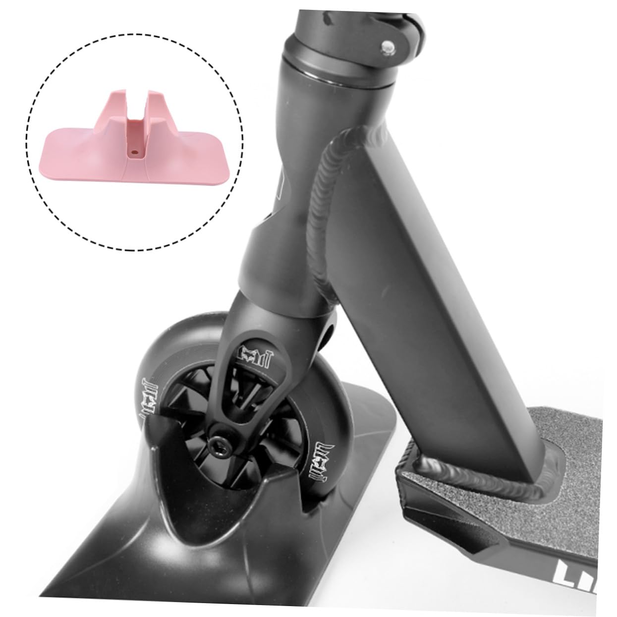 Vertical Soporte Abs Scooter Almacenamiento para Función de Adecuado para Garaje y Suelo, para Patinete