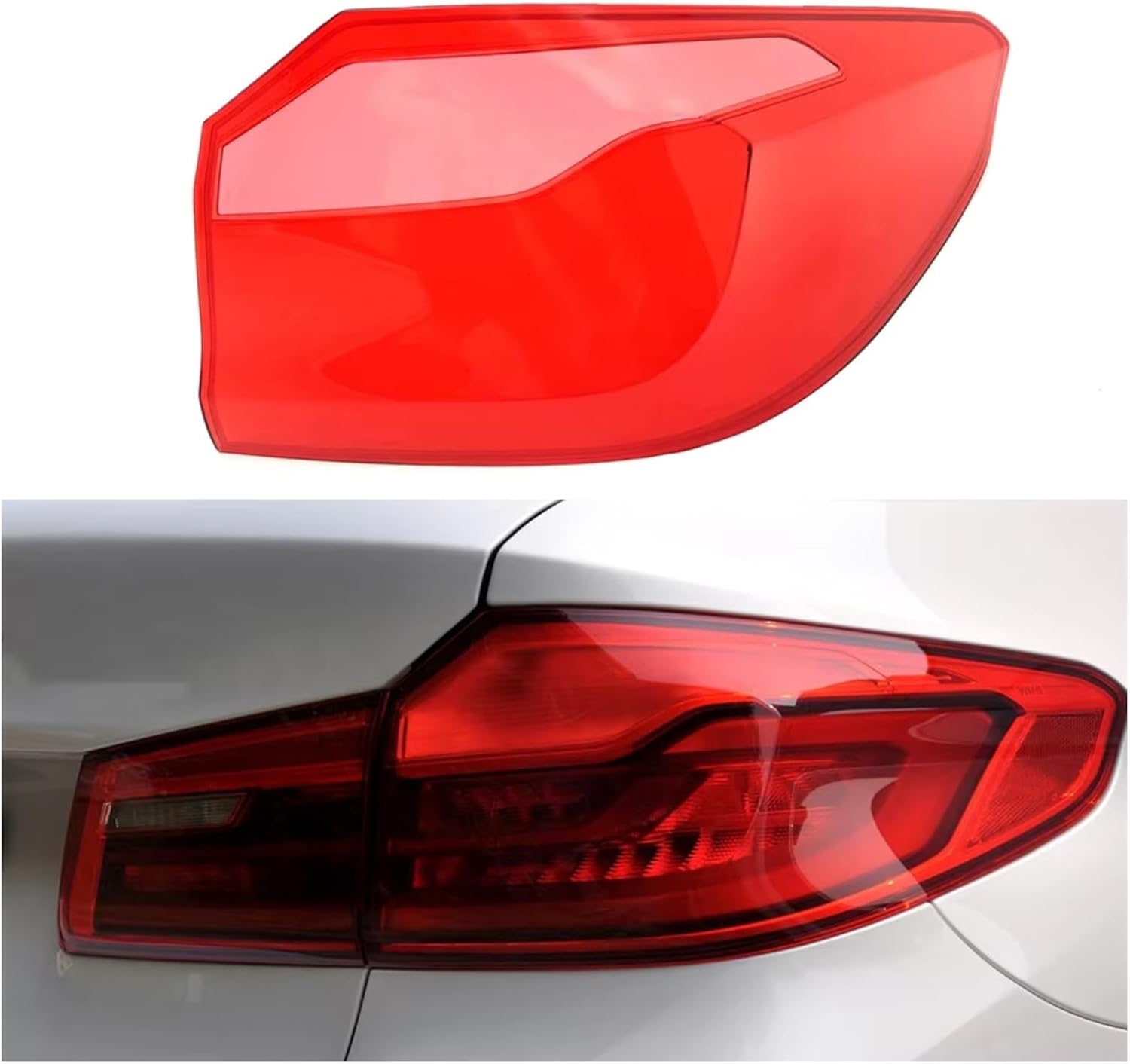 Tail Lamp cover For 5 Series G38 530 540Li 2018 2019 2020 Car Rear Taillight Shell Brake Lights Cover Replace (Outside Right)