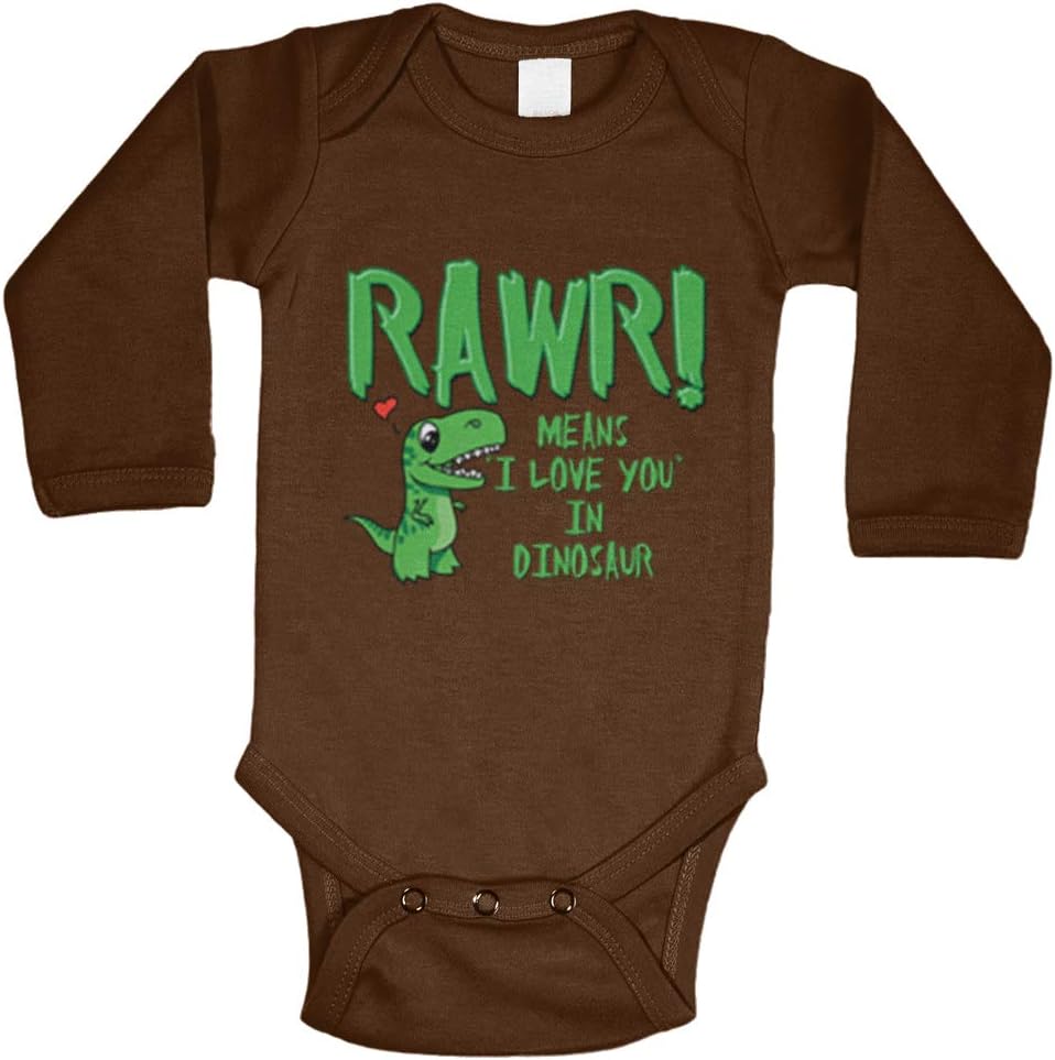 Rawr! Means I Love You in Dinosaur Bodysuit