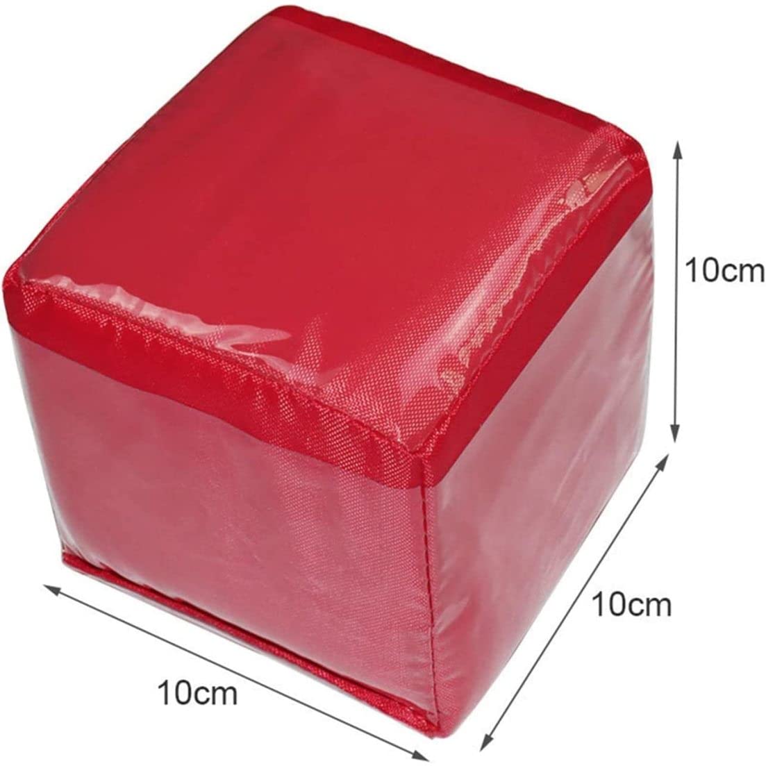 Set di 4 Dadi da Gioco, cubi in Morbida Schiuma, cubi tascabili per Imparare a insegnare, Dadi tascabili, in Schiuma, Grandi per Il Set Classe