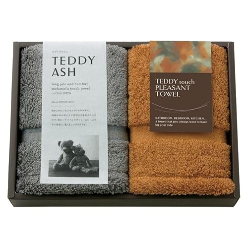 �t�̑��蕨�ւ� ���ӂ��Ӄ^�b�` �n���h�^�I��2P TEDDY ASH�i�e�f�B�A�b�V���j 34×34cm