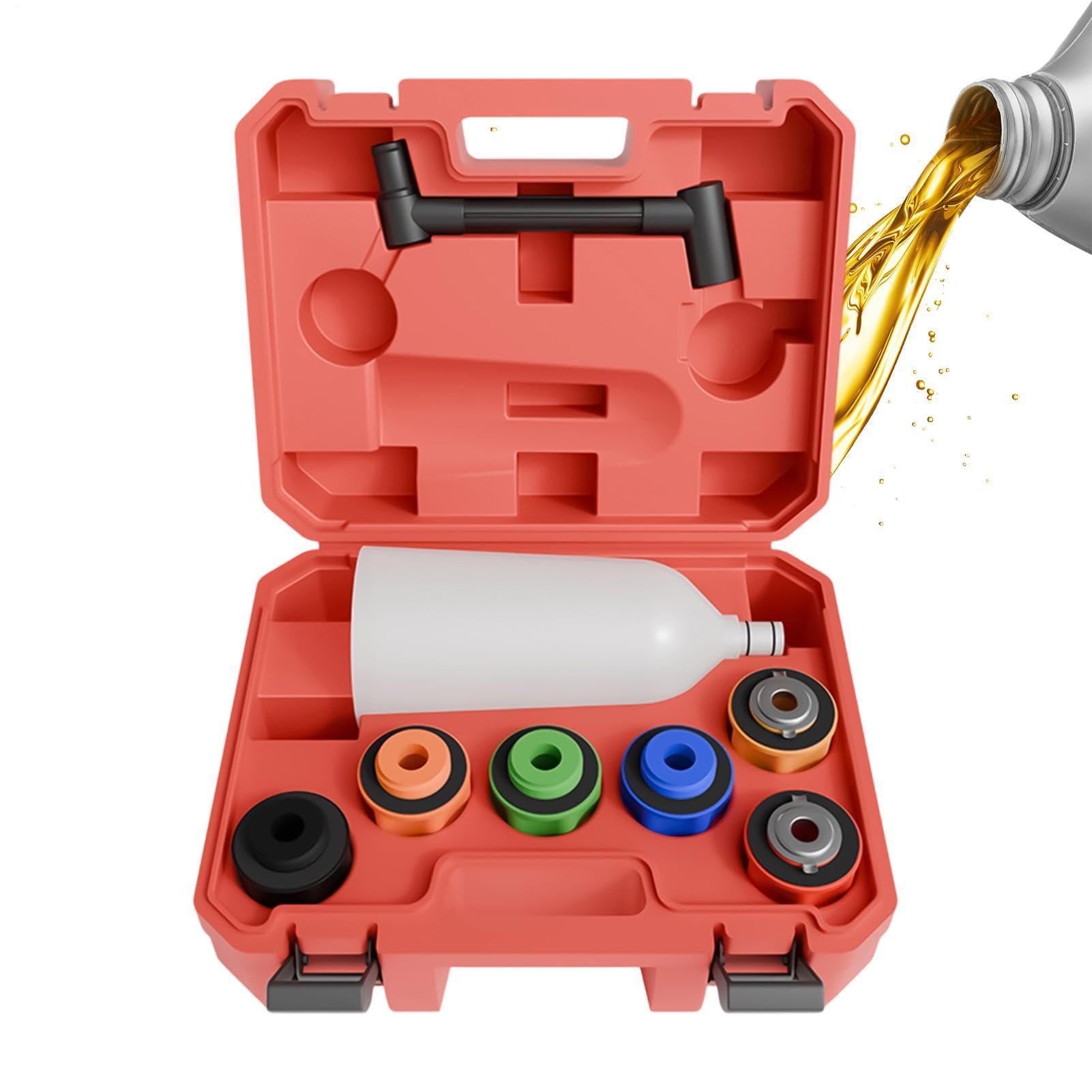 Juego de embudo de para cambio de líquido automotriz | Juego de embudo de aceite de motor para transmisión, motor, vehículos, camiones, sedanes, motocicletas, taller, casa y
