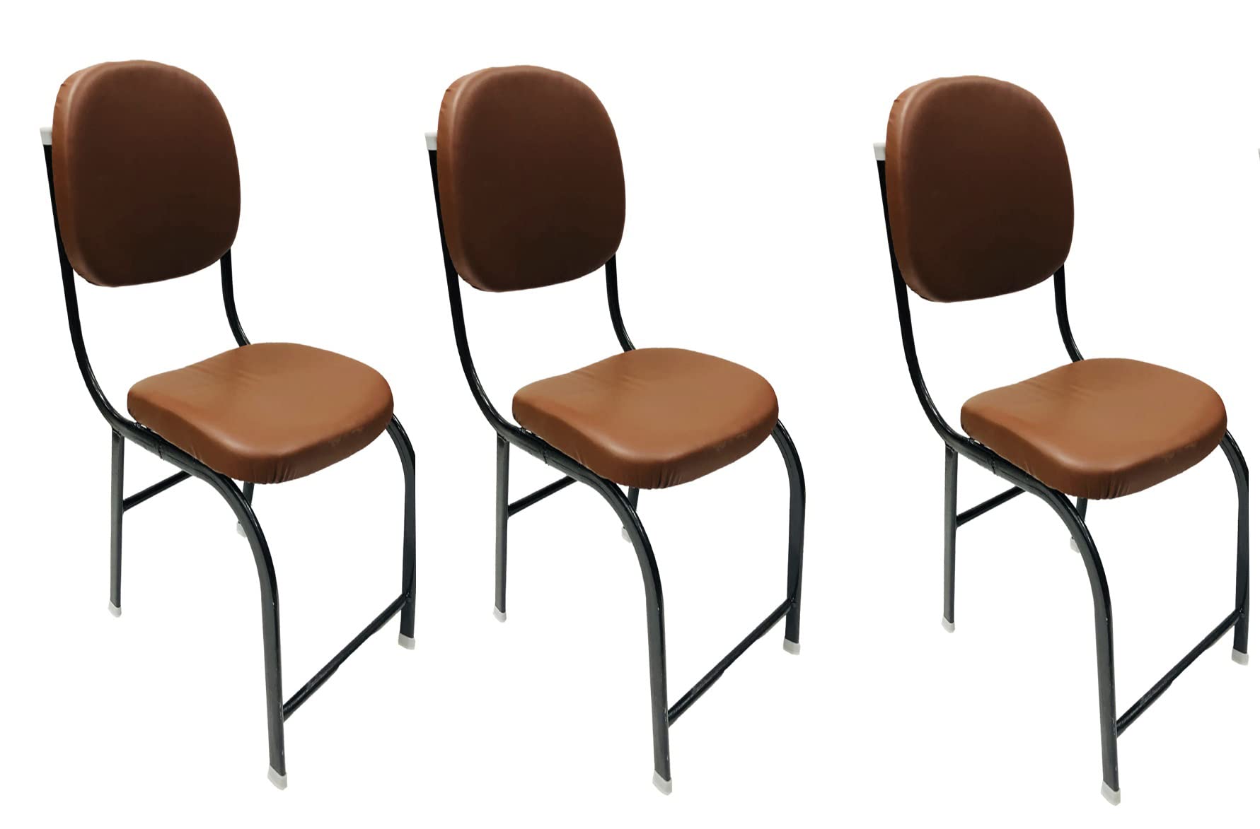 See full amazon price history chart for RATISON Comfortable Office Study Computer Library Visitor Chair Without arm Rest with Iron Frame and Cushion seat Back, Chair Without Wheels (Brown, 3) RATISON Comfortable Office Study Computer Library Visitor Chair Without arm Rest with Iron Frame and Cushion seat Back, Chair Without Wheels (Brown, 3) (B0C2HFZZHJ) Amazon Price History, Amazon Price Tracker