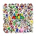 BLOUR 100pcs Zeichentrickfigur Super Mario Aufkleber DIY Dekoration Laptop Gepäck Helm Wasserbecher Kühlschrank Gitarre Skateboard