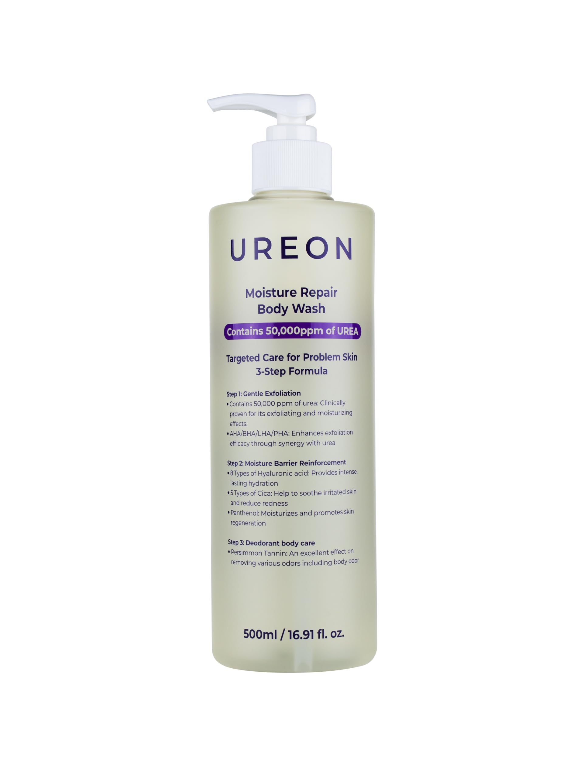 Moisture Repair Body Wash 500ml Hydrating Daily Cleanser for Smooth Nourished Skin