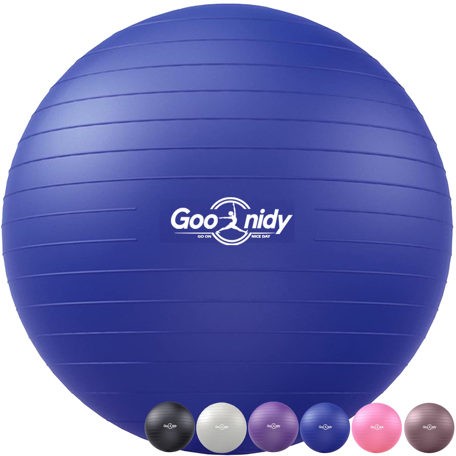 Soft Exercise Ball, Yoga Pregnancy Ball Chair, Pilates Equipment with Pump