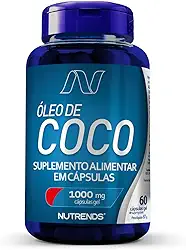 Nutrends Óleo De Coco 1000Mg 60 Cápsulas