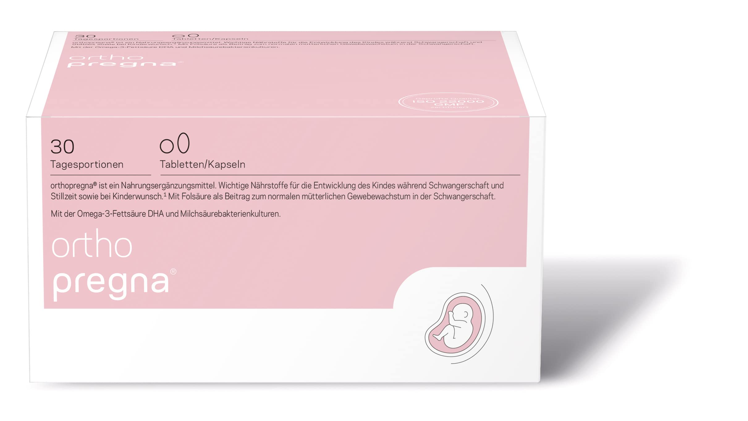 orthopregna 30 Tagesportion zu 5 Tabletten / 3 Kapseln (153g)