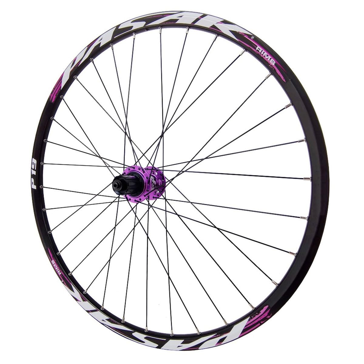 Ruota Anteriore per Mountain Bike da 26/27,5/29 Pollici, mozzo Posteriore HG-HUB con Freni a Disco a sgancio rapido, 32 Fori, Compatibile con Pneumatici da 1,25" a 2,5".