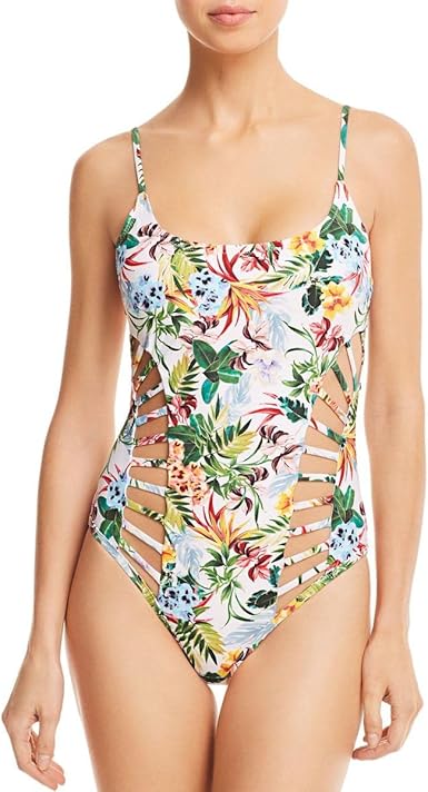Red Carter Women S Standard Side Cut Out Maillot One Piece Bathing Swim Suit At Amazon Women S Clothing Store