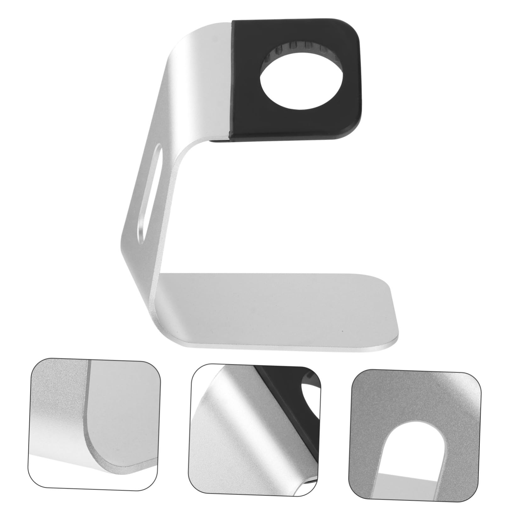 DOITOOL 3 Piezas Soporte Carga Reloj Inteligente Muelle Carga Soporte para Celular Plata relógios Base Reloj Inteligente para Mirar