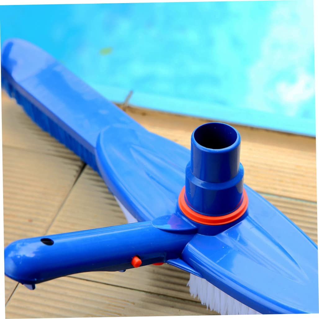 Spazzola per piscina, strumento per la pulizia della piscina, testa di aspirazione in plastica per la pulizia di pavimenti, pareti, piastrelle, gradini 50,8 cm · 1