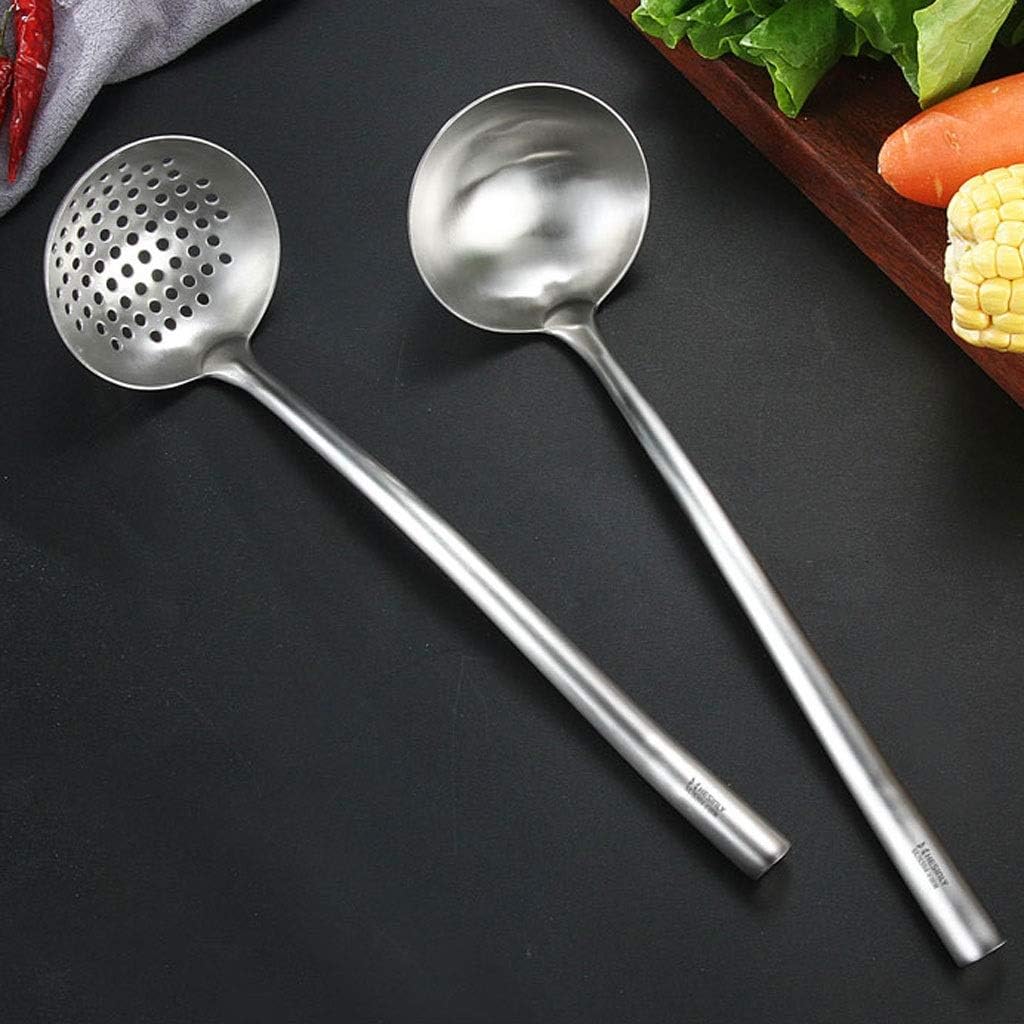 Soup Ladle - Hot Pot Soup Spoon Home Thickened Long Handle Spoon Gravy Ladle,Can Be Used in Kitchen, Restaurant, Hotel Practical Gadget/1 Pack/a