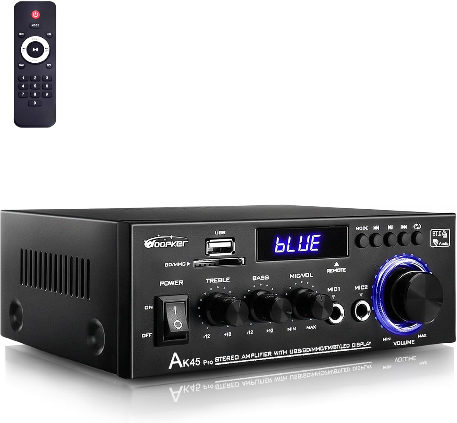 AK45 Pro Amplifier Home Audio Stereo Receivers with Bluetooth 5.0