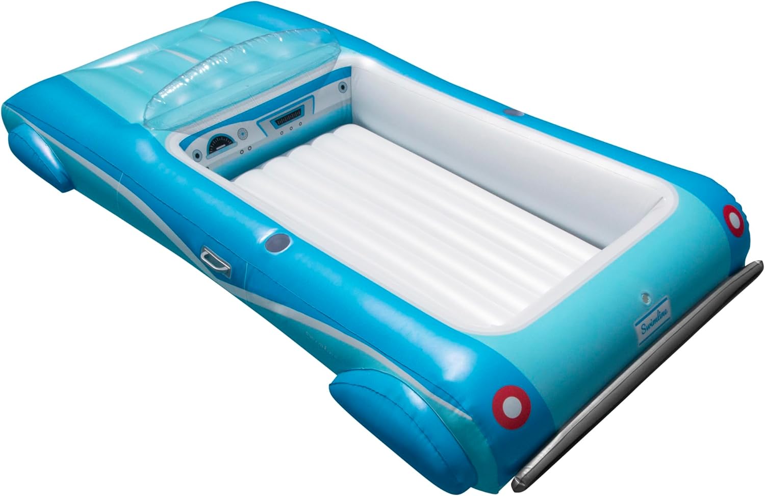 Classic Convertible Car Inflatable Swimming Pool Lounger Float - 8.75' - Blue