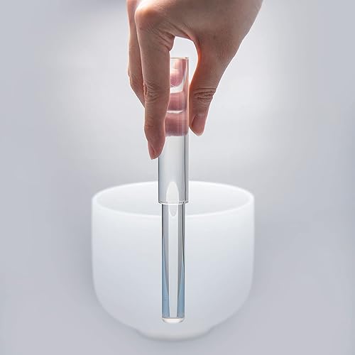 Miniatura 6 de TOPFUND Mazo de cuarzo de silicona para cantar | Funda de silicona + varilla de cuarzo de alta pureza