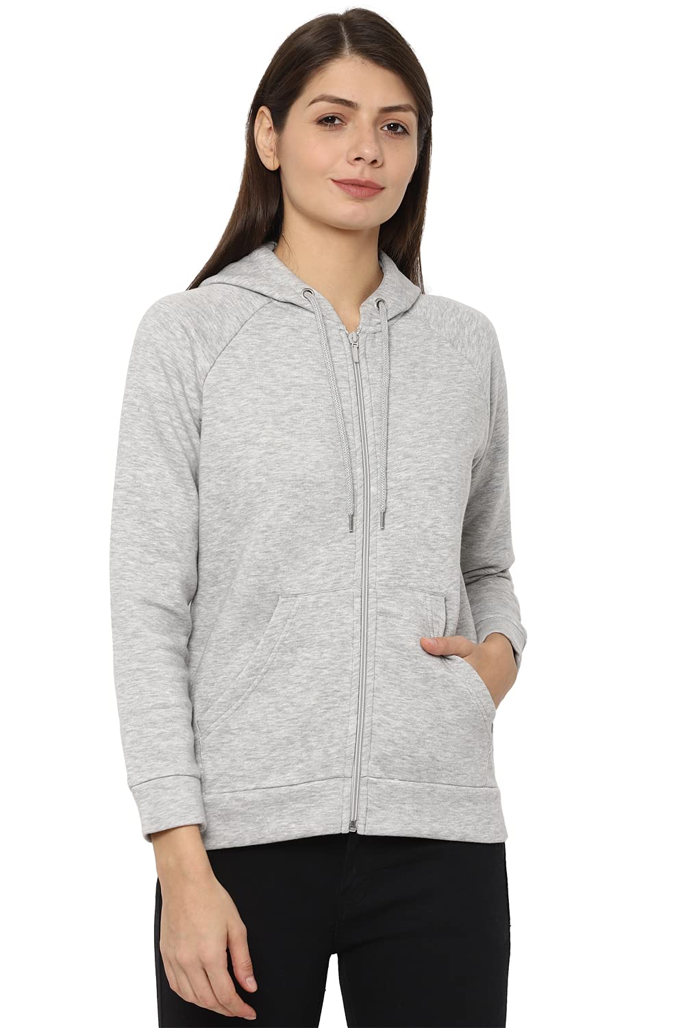 allen solly Women's No Style Name Cotton Sweatshirt (AHSTWRGF074068_Light Grey_XX-Large)-picture-16