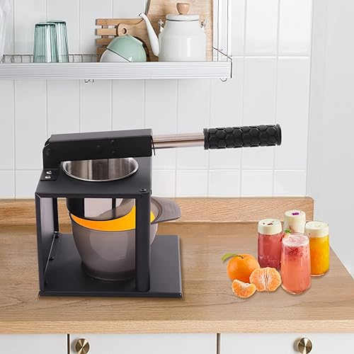 Miniatura 3 de Ricer de papas de gran capacidad, triturador y triturador de papas con 2 discos intercambiables, triturador de papas de acero inoxidable, exprimidor