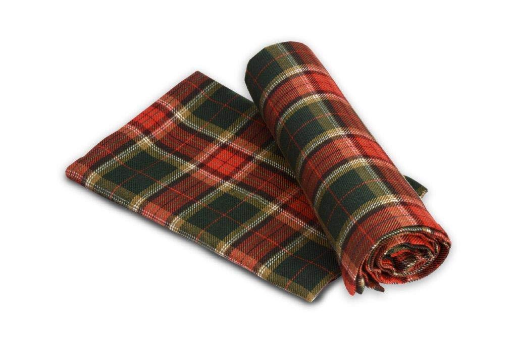 Justina Claire Pair of Table Napkins in a Argyll Design