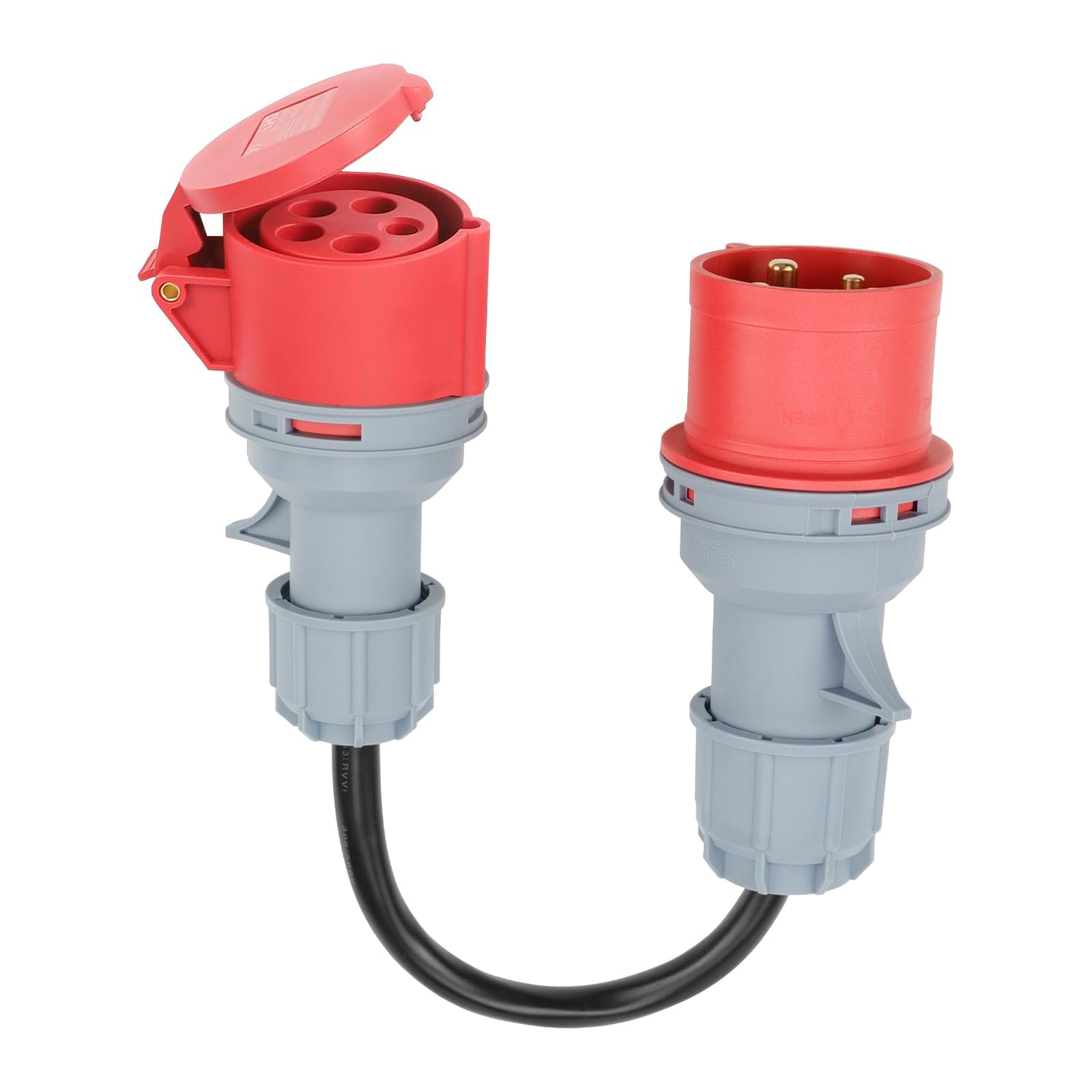 Adaptateur CHRI pour courant fort Adaptateur Cee 32a vers 16a, câble pour courant fort 5 * 2,5 mm² 16A 415V