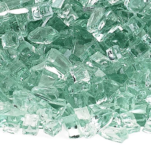 Image of American Fireglass 5-Pound Fireplace and Fire Pit Glass, Solex, 1 /4-Inch