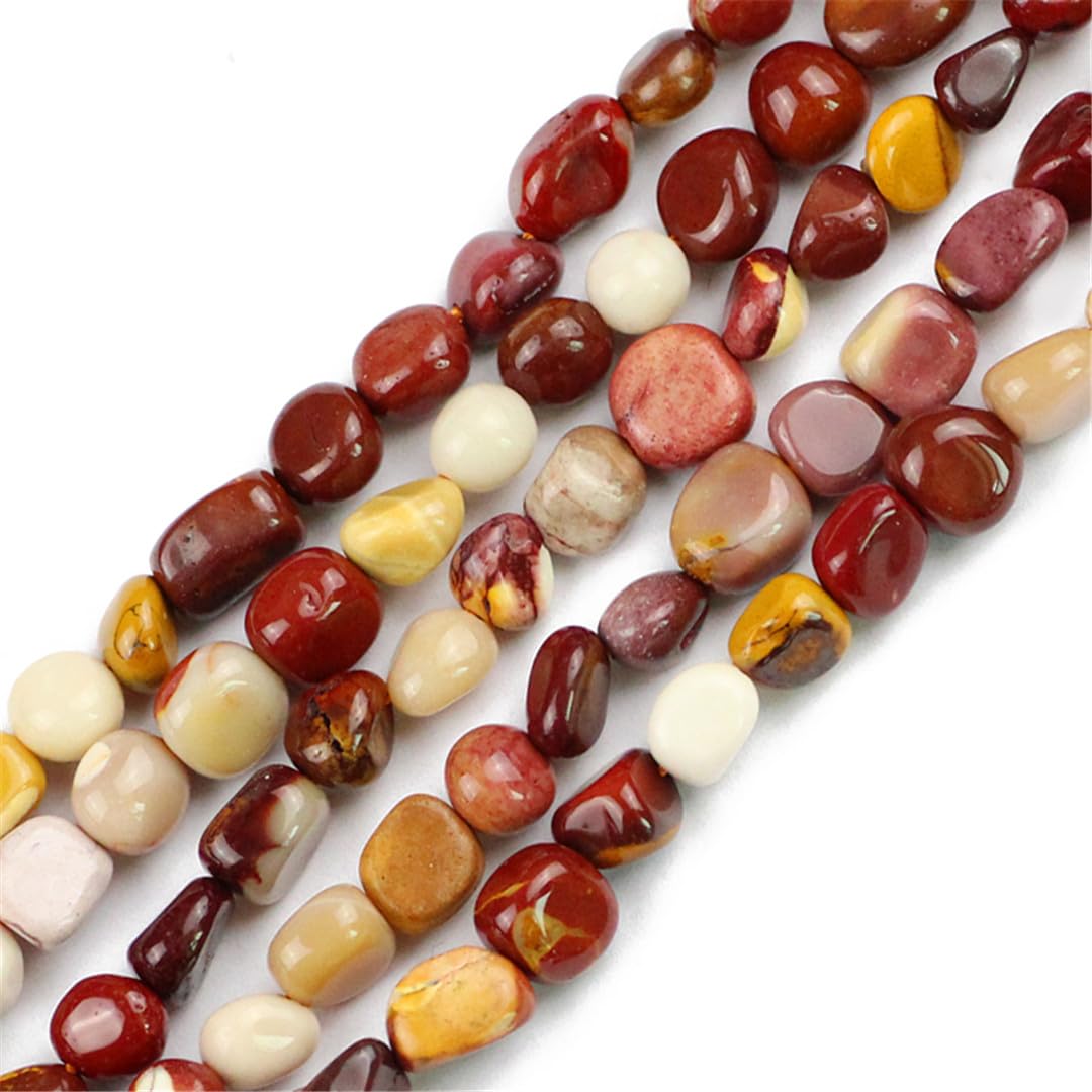 Naturalny kamień kryształowy, 4-8 mm naturalne nieregularne koraliki z kwarcu fluorytowego do wyrobu biżuterii DIY, bransoletki, naszyjnika, 15 cali(Red tourmaline)