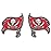 NFL Tampa Bay Buccaneers Stud Earrings