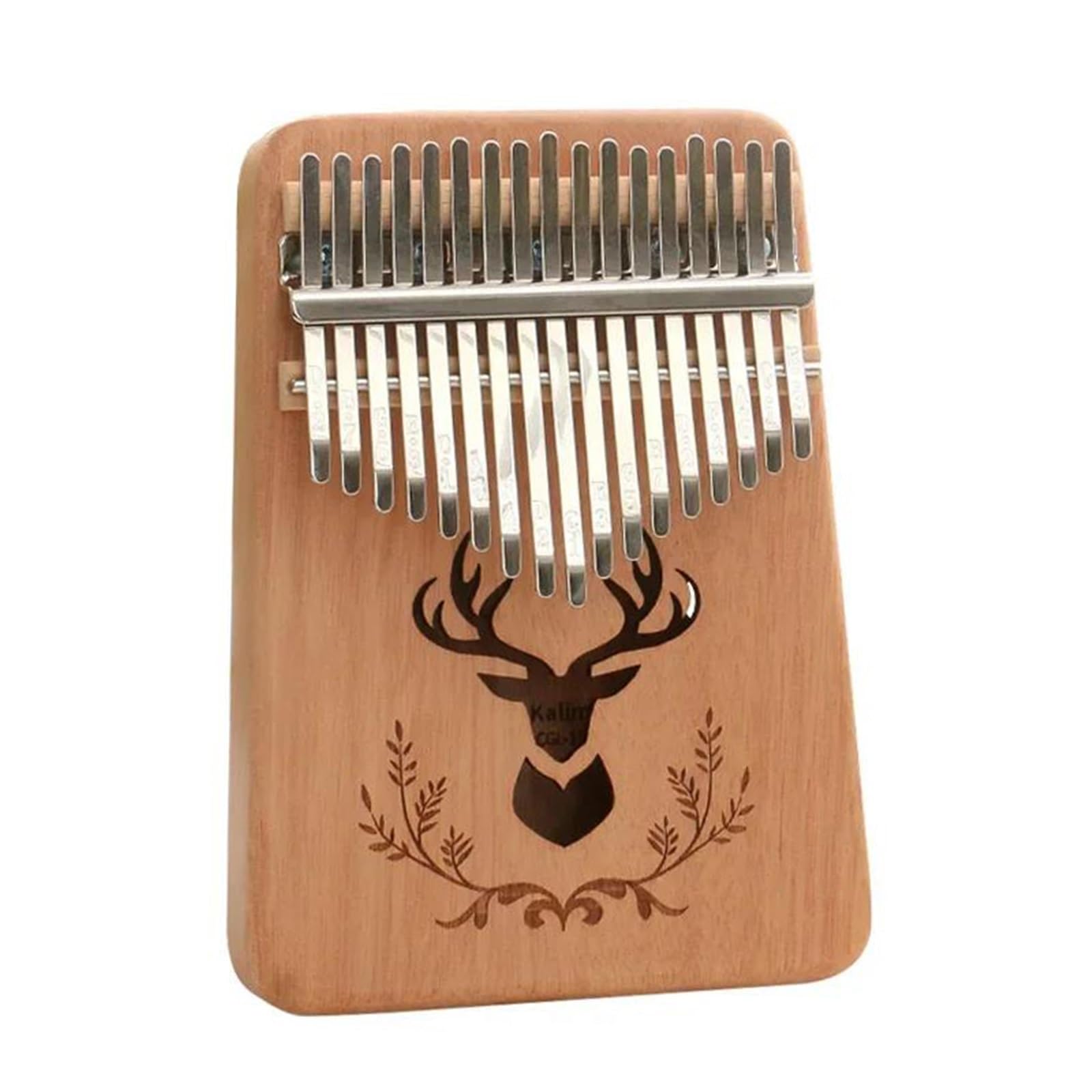 Kciuk Piano Kalimba Początkujący Pianino Palcowe Przenośny 17-tonowy Instrument Fortepianowy Z Rdzeniem Brzoskwiniowym Fortepian Profesjonalny Instrument(Wood)