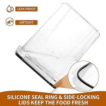 食糧補充/Stock Up 英語版 4枚 Amazon.com: HKJ Chef 4 Pack Large Airtight Food Storage