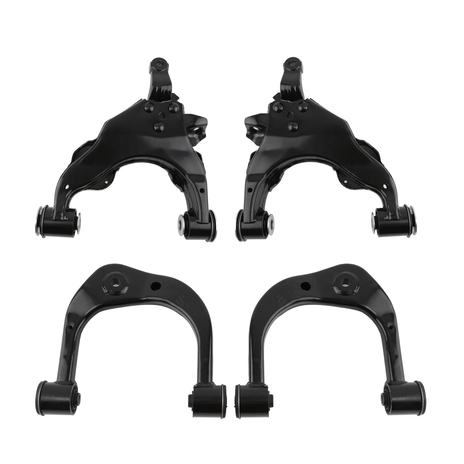 Zestaw wahaczy samochodowych do zawieszenia górnego i dolnego przedniego, kompatybilny z Toyota Tundra Pickup 2000-03, wahacze ze sworzniami kulowymi 4863034010 511-58138L 511-58138R 521-809 521