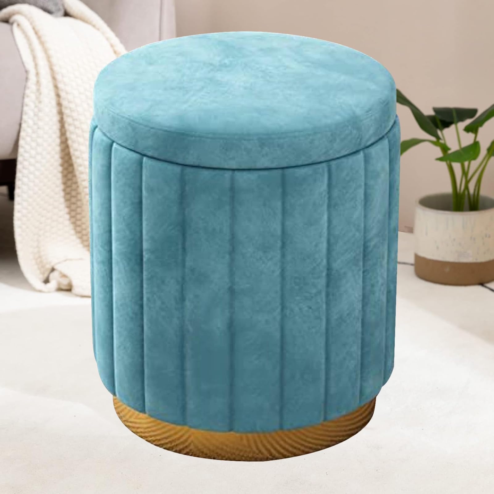 Repose-pieds pour chambre à coucher et salon style crème cosy