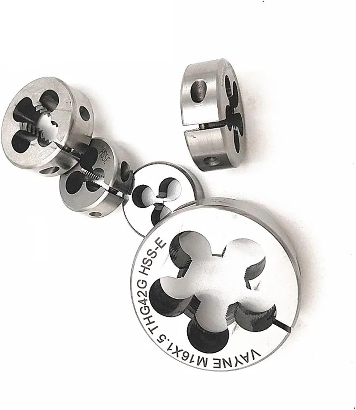 1PCS Adjustable Inch Straight Tube Dental Round Die PS G Thread Threading dies(G1l4-19 1PCS)