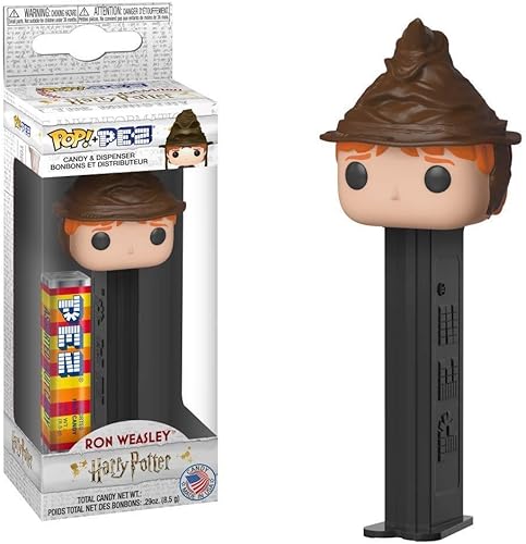 Funko Pop! Pez Harry Potter - Ron Weasley (gorro, gorro), multicolor