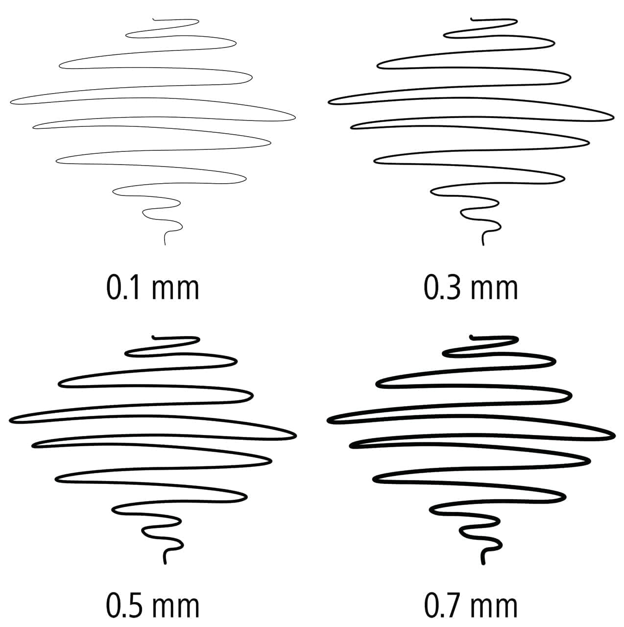 Staedtler Pigment cienkopis szkicownik 4/opakowanie czarny
