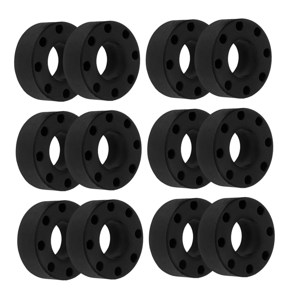 Alipis Bumpers en Caoutchouc pour Baby-Foot à Tige – 16 Pièces – Protection Solide de Table – Amortisseurs Résistants – Accessoires de Remplacement pour Jeu de Salle de Loisirs