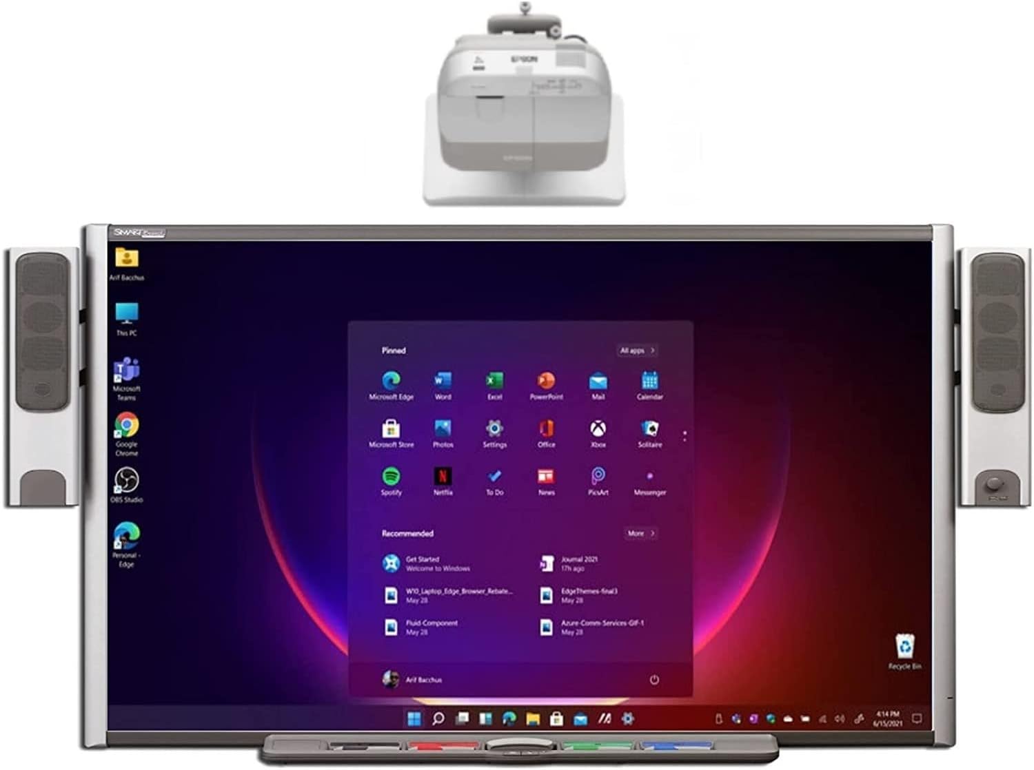 Electronic Interactive Dry Erase Board for Classroom