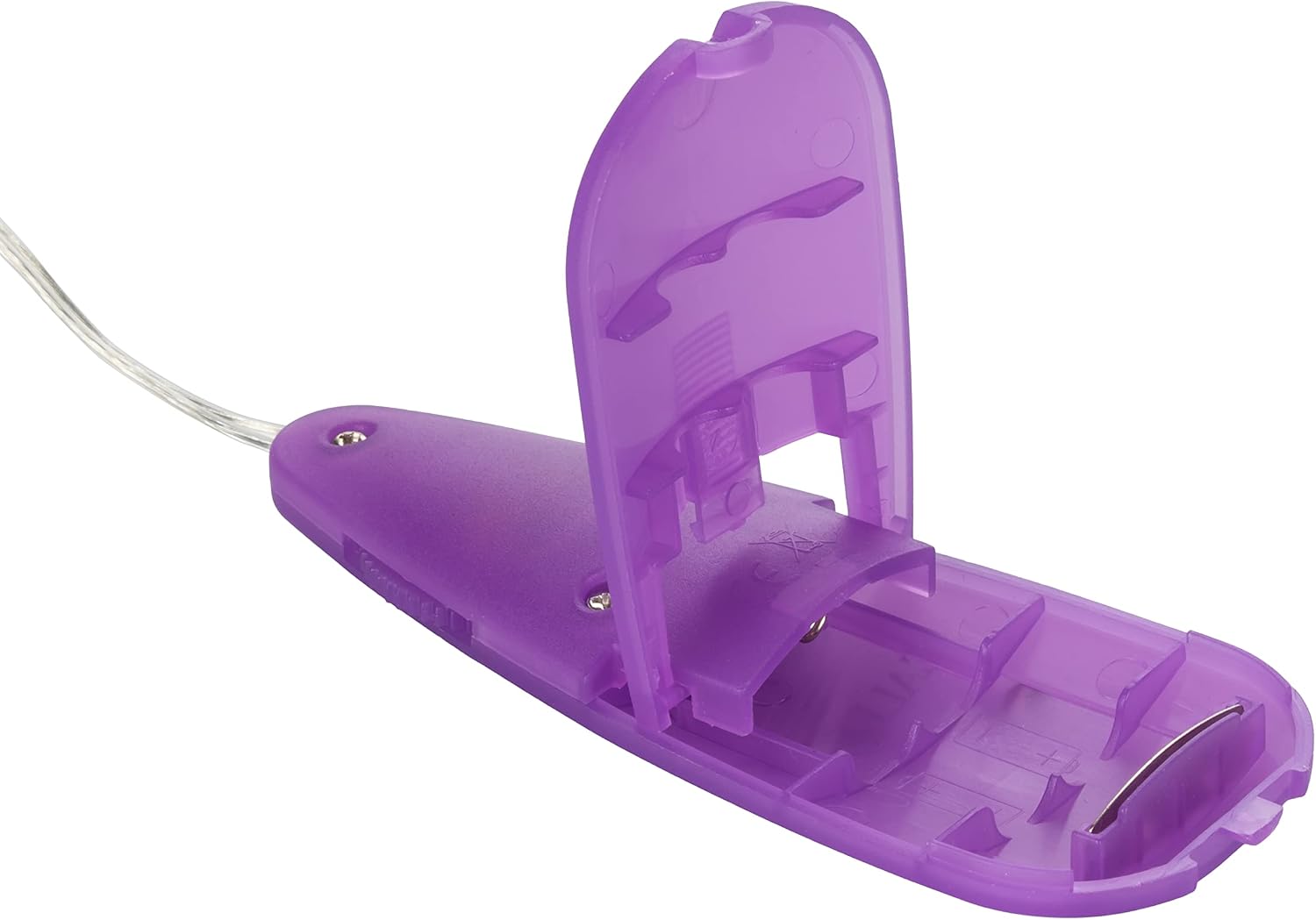 CalExotics Slim Teardrop Bullet Vibrator, Slim easy controller and Powerful multi-speed vibrations for Couple Adult Sex Toy - Purple