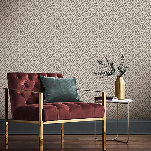 Papel tapiz adhesivo de leopardo impermeable para rollo de plástico de muebles 40cm 4