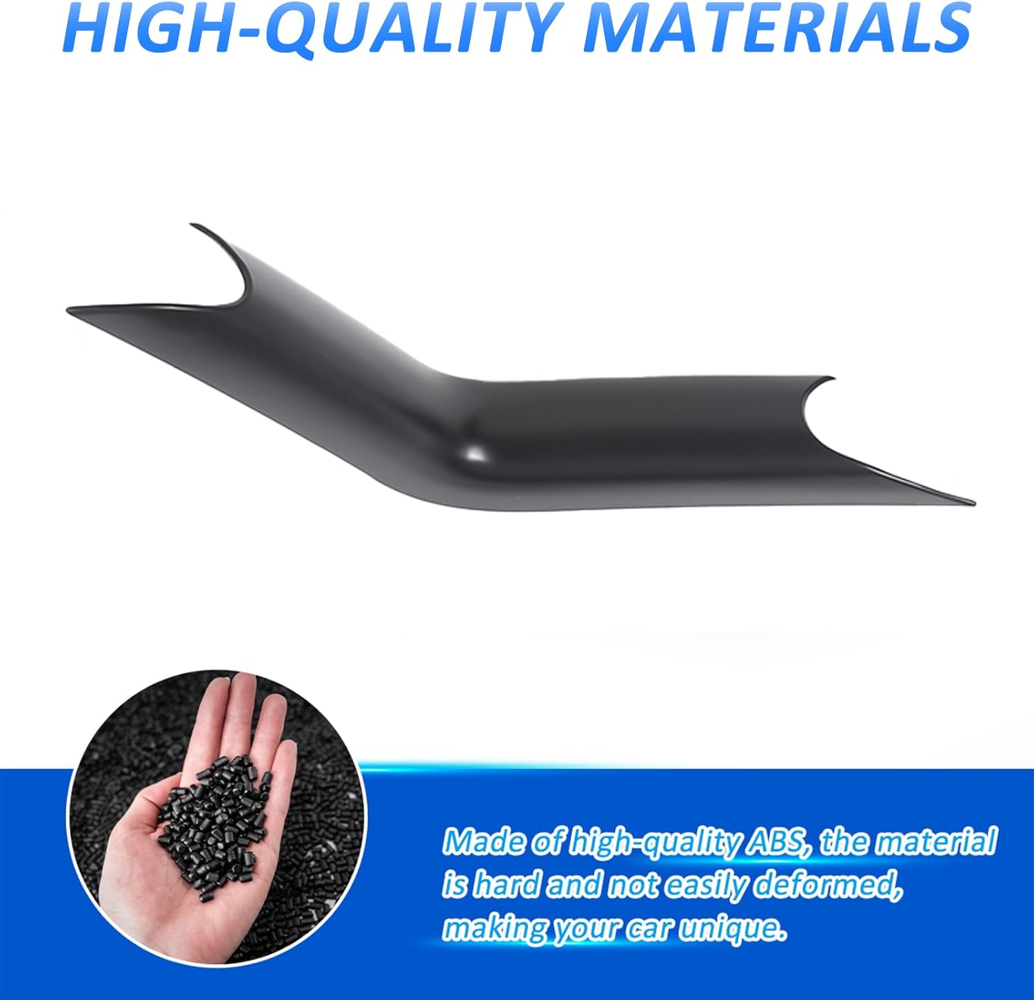 ABS Car Console Center Gear Shift Side Strip Trim Cover for Jaguar F-Type 2013-2024 Gear Shift L-Shaped Right Side Cover Trim Accessories (Matte Black)
