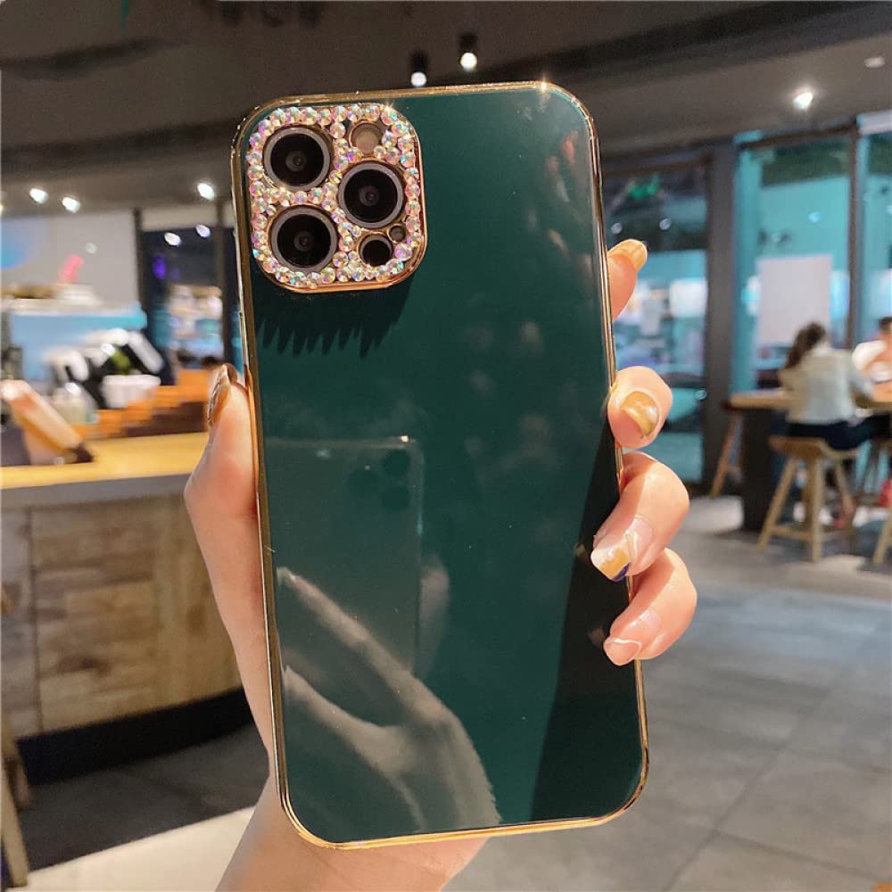 Coque iPhone 11 Pro Max Vert Dark Accessoire Silicone XR 7 8 Plus SE