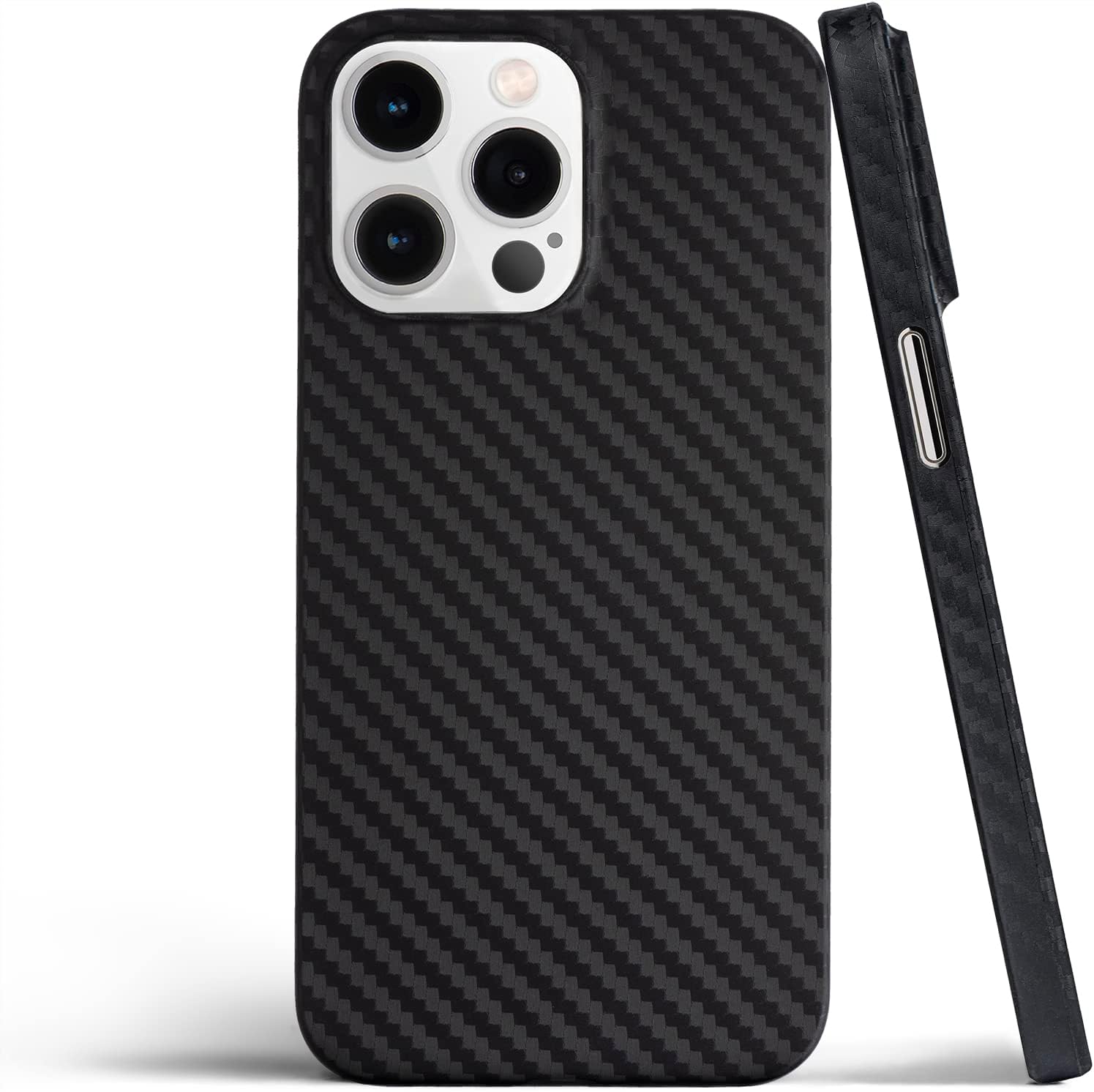 totallee Thin iPhone 14 Pro Case, Thinnest Ultra Slim Minimal Cover - for Apple iPhone 14 Pro (2022) (Carbon Fiber Pattern)