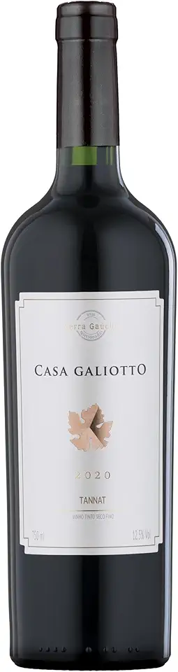 VINHO TINTO SECO FINO TANNAT GALIOTTO 1UN DE 750ML