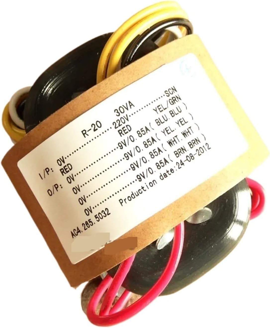 R-Type Transformer 220V 30W R-Core Transformer 4X 9V for Audio Amplifier R Core