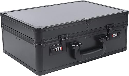 Miniatura 7 de WDZCZDoo Estuche de peluquero profesional con bloqueo de código, kit organizador de almacenamiento para corte de cabello, caja de herramientas de