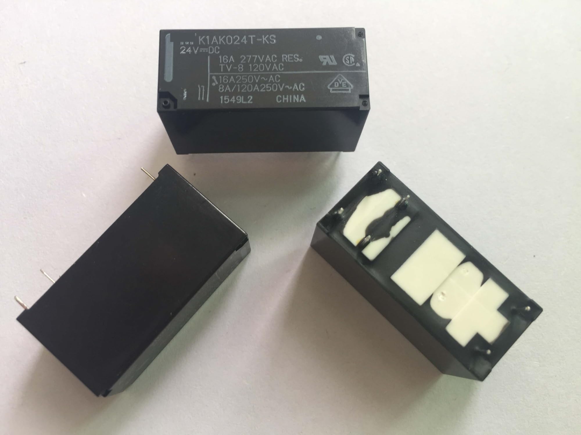 Relais K1AK024T 24VDC solution de panne pour carte de commande industrielle 16A